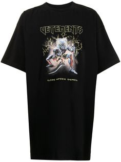 VETEMENTS футболка Life After Death с графичным принтом