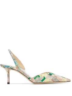 Jimmy Choo туфли Thandi 65 с тиснением под кожу змеи