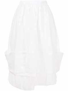 Comme Des Garçons Comme Des Garçons юбка миди с двойным подолом