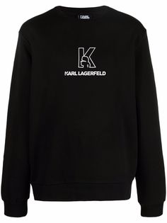 Karl Lagerfeld толстовка с круглым вырезом и логотипом