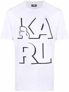 Karl Lagerfeld футболка с графичным принтом