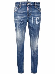 Dsquared2 укороченные джинсы Icon Cool Girl