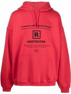 VETEMENTS худи с графичным принтом