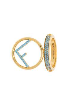 Fendi кольцо с логотипом FF