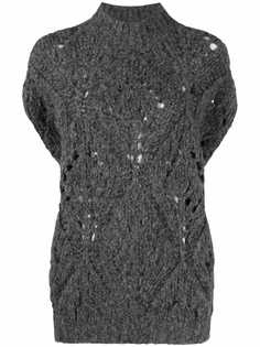 Brunello Cucinelli трикотажный топ без рукавов