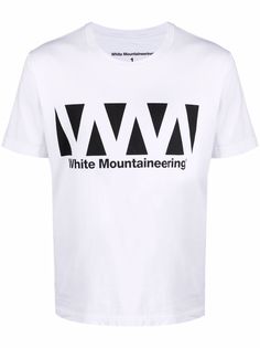 White Mountaineering футболка с логотипом