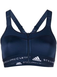 adidas by Stella McCartney укороченный топ без рукавов с логотипом