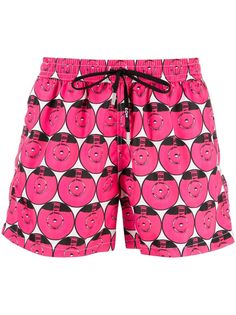 Nos Beachwear плавки-шорты с принтом