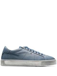 Santoni кроссовки на шнуровке