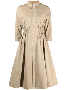 Aspesi платье-рубашка с эластичным поясом