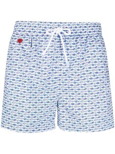 Kiton плавки-шорты с принтом