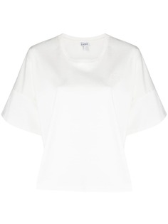 LOEWE футболка с вышивкой Anagram
