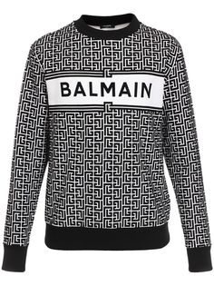 Balmain свитер с логотипом