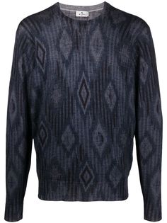 Etro свитер с геометричным узором