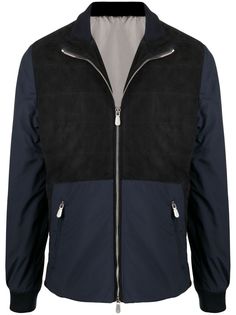 Eleventy куртка на молнии со вставками