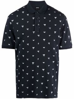 Boss Hugo Boss рубашка поло с графичным принтом