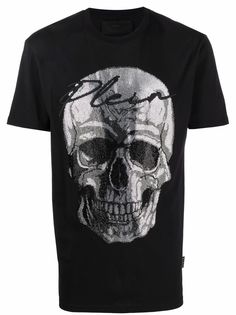 Philipp Plein футболка с принтом Skull