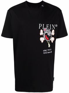 Philipp Plein футболка с нашивкой
