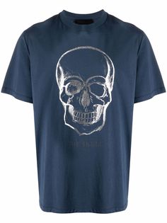 Philipp Plein футболка с принтом Skull