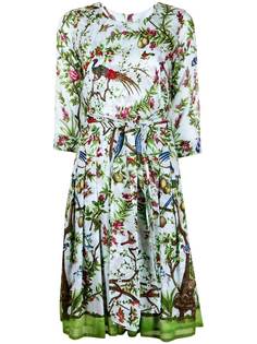 Samantha Sung платье с завязками и цветочным принтом