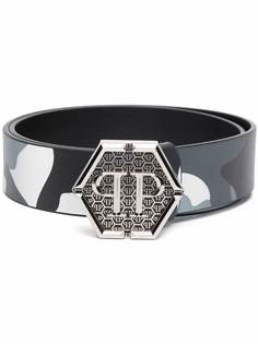 Philipp Plein ремень с камуфляжным принтом