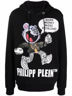 Philipp Plein худи Flock Money с графичным принтом