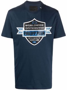 Philipp Plein футболка с графичным принтом и пайетками