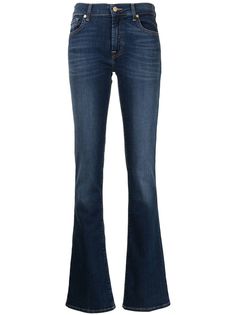 7 For All Mankind джинсы bootcut средней посадки