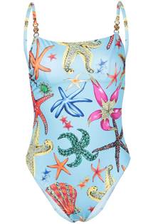 Versace купальник с принтом Trésor de la Mer