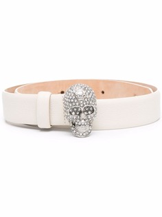 Philipp Plein ремень Iconic Plein с декором Skull