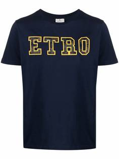 Etro футболка с логотипом