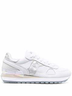 Saucony кроссовки со вставками и эффектом металлик