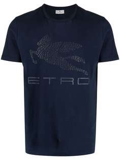 Etro футболка с логотипом