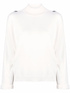 Brunello Cucinelli кашемировый джемпер с воротником-стойкой