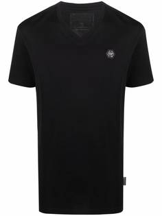 Philipp Plein футболка Istitutional SS с V-образным вырезом