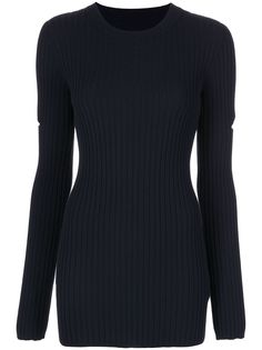 MM6 Maison Margiela джемпер с вырезом