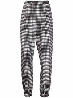 Brunello Cucinelli брюки в клетку гингем