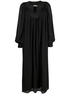 Tory Burch платье с длинными рукавами и сборками