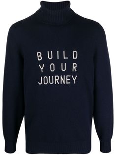 Brunello Cucinelli джемпер с высоким воротником и вышивкой