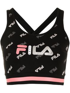 Fila укороченный топ с логотипом