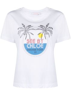 See by Chloé футболка Summer Tour