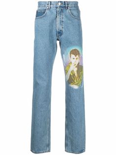 Martine Rose прямые джинсы средней посадки
