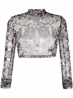 Philipp Plein укороченный топ New Baroque