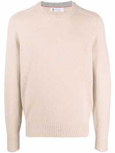 Brunello Cucinelli кашемировый джемпер с круглым вырезом
