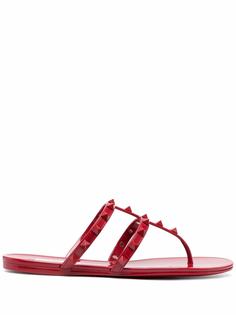 Valentino Garavani сандалии Rockstud с Т-образным ремешком
