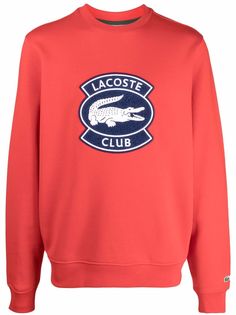 Lacoste толстовка с нашивкой-логотипом