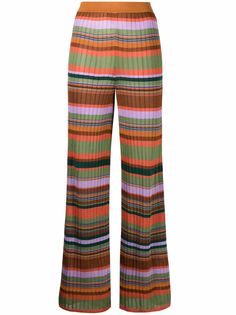 M Missoni прямые брюки в полоску