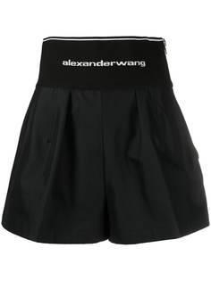 Alexander Wang шорты с логотипом на поясе