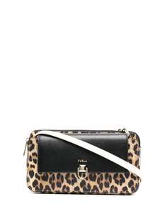Furla сумка через плечо с леопардовым принтом