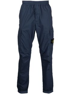 Stone Island спортивные брюки с нашивкой-логотипом